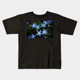 Scilla Flowers In The Morning Kids T-Shirt